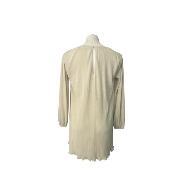 Abercrombie& Fitch Satin Plisse Easy Mini Micro Accordion Pleated Dresss - Picture 2 of 10